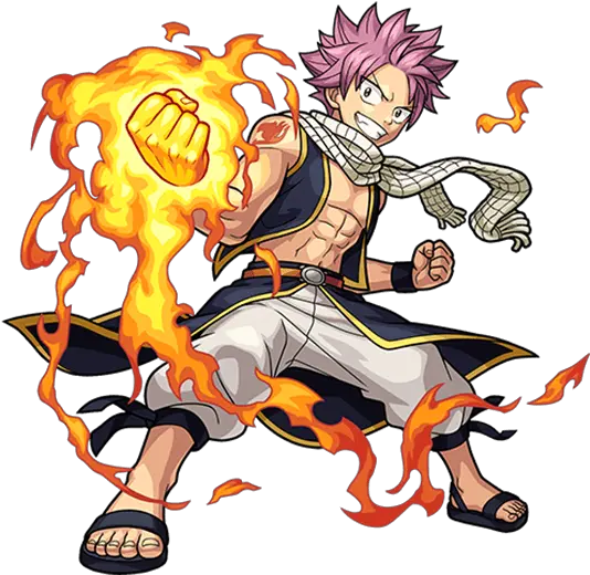 Natsu Dragneel Fairy Tail Monster Strike Png Natsu Dragneel Png