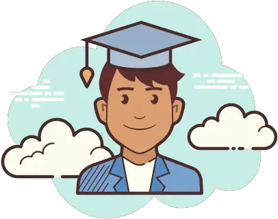 Student Male Icon Free Download Png And Vector Soundcloud Icon Aesthetic Graduation Cap Vector Png