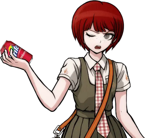 Daily Danganronpa Character Holding A Mahiru Koizumi Transparent Sprites Png Sprite Cranberry Transparent