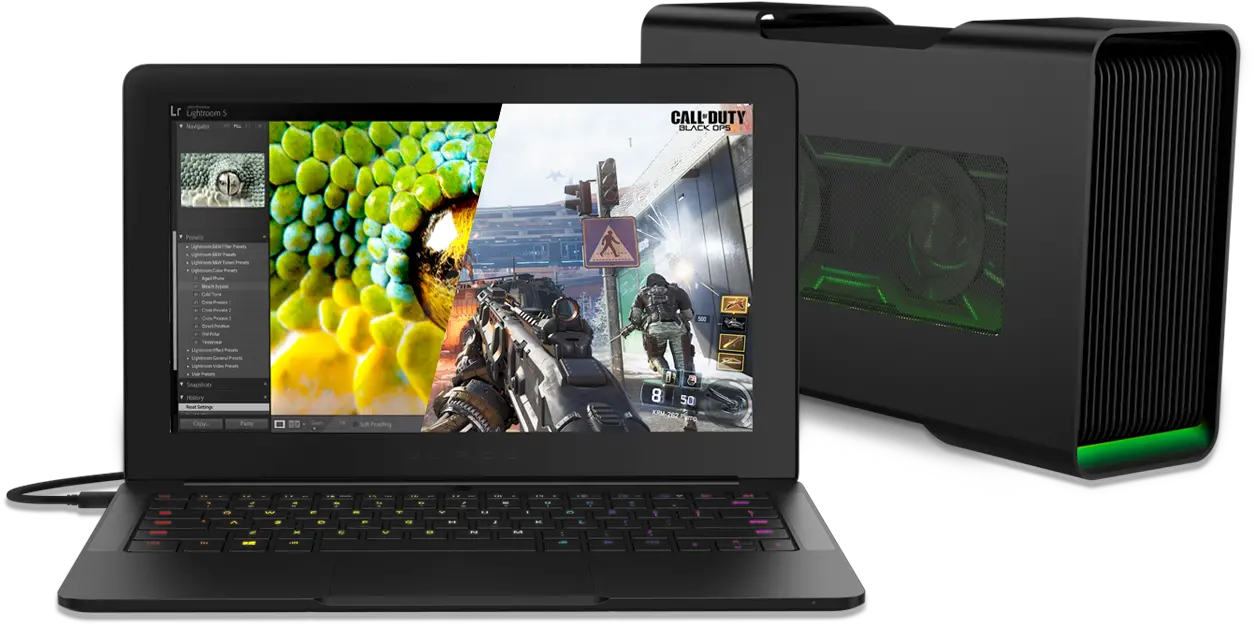 Razer Bladeportabilityperformancepng Gamecrate Razer Blade Stealth External Gpu Razer Png