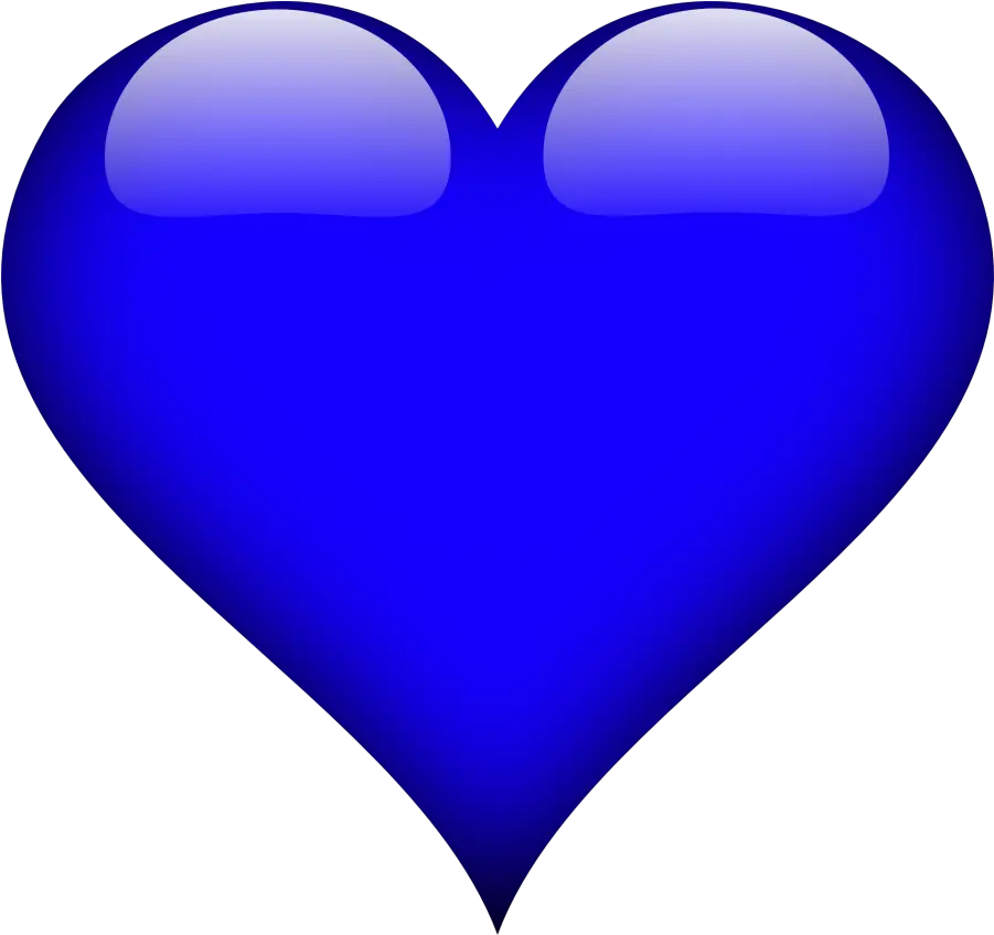 Hd Free Download Blue 3d Png Heart Trans 939968 Png Térkép Jelöl Hearts Transparent Background