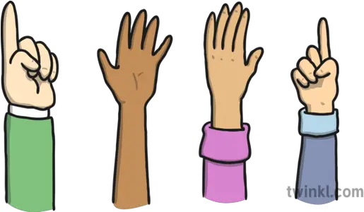 Hands Up Illustration Twinkl Twinkl Hands Up Png Hands Up Png