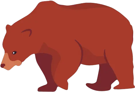 Flat Bear Illustration Transparent Png U0026 Svg Vector File Bear Illustration Png Brown Bear Png