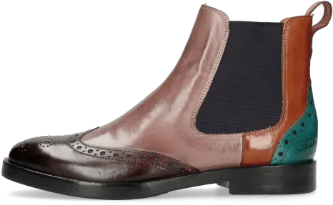 Amelie 5 Deep Pink Light Purple Rust Abyss Melvin U0026 Hamilton Chelsea Boot Png Pink Light Png