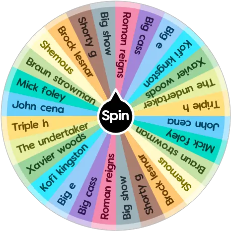 My Favorite Wwe Star Spin The Wheel App Circle Png Braun Strowman Png