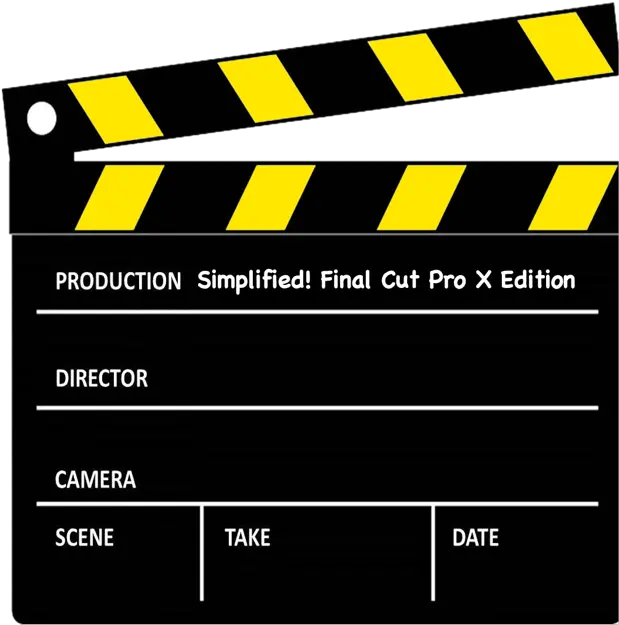 U200esimplified Final Cut Pro X Edition Clapper Board Png Censor Blur Transparent