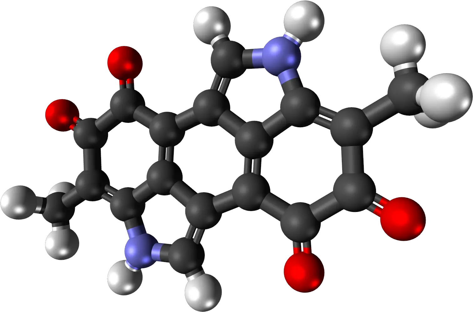 Melanin Ball And Stick Melanin Molecule Clipart Png Stick Png