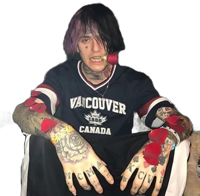 Lil Peep Transparent Lil Peep Hand Tattoo Png Lil Peep Png