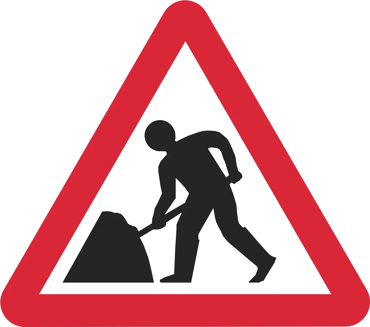 Drive Car Road Information Png Picpng Men At Work Signal Drive Car Icon