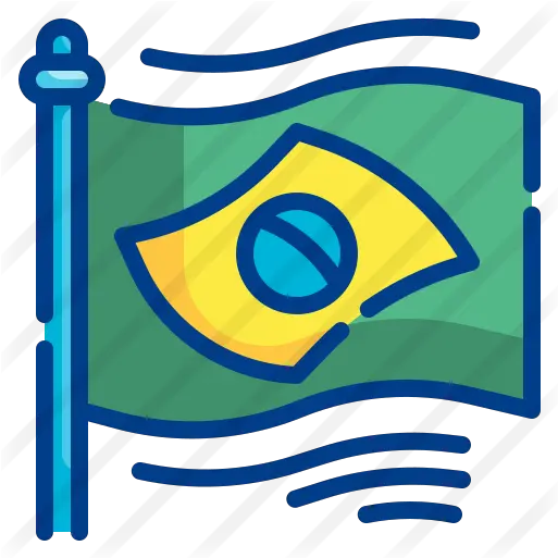 Brazil Flag Free Flags Icons Vertical Png Flag Flat Icon