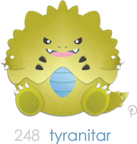 Poké Dots U2014 Tyranitar Or U201clilu0027 Rawru201d As I Will Be Referring Illustration Png Tyranitar Png