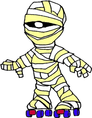 Halloween Partycharacter2 Skagit Skate Halloween Roller Skating Party Png Halloween Party Png png