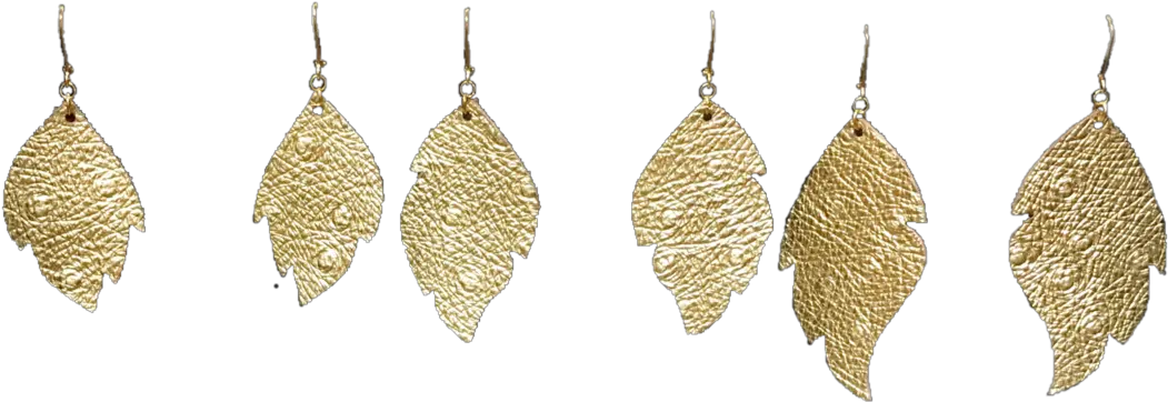 Download Transparent Gold Leaves Png Earrings Png Earrings Earring Png