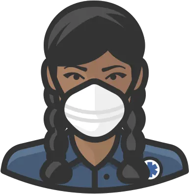 Ems Black Female Coronavirus People Avatar Mask Free Mask Icon Black People Png Black Woman Icon Png