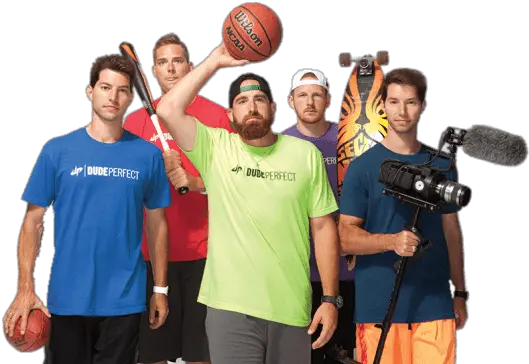 Download Perfect Sport Entertainment Dude Youtube Youtuber Dude Perfect Png Youtuber Png