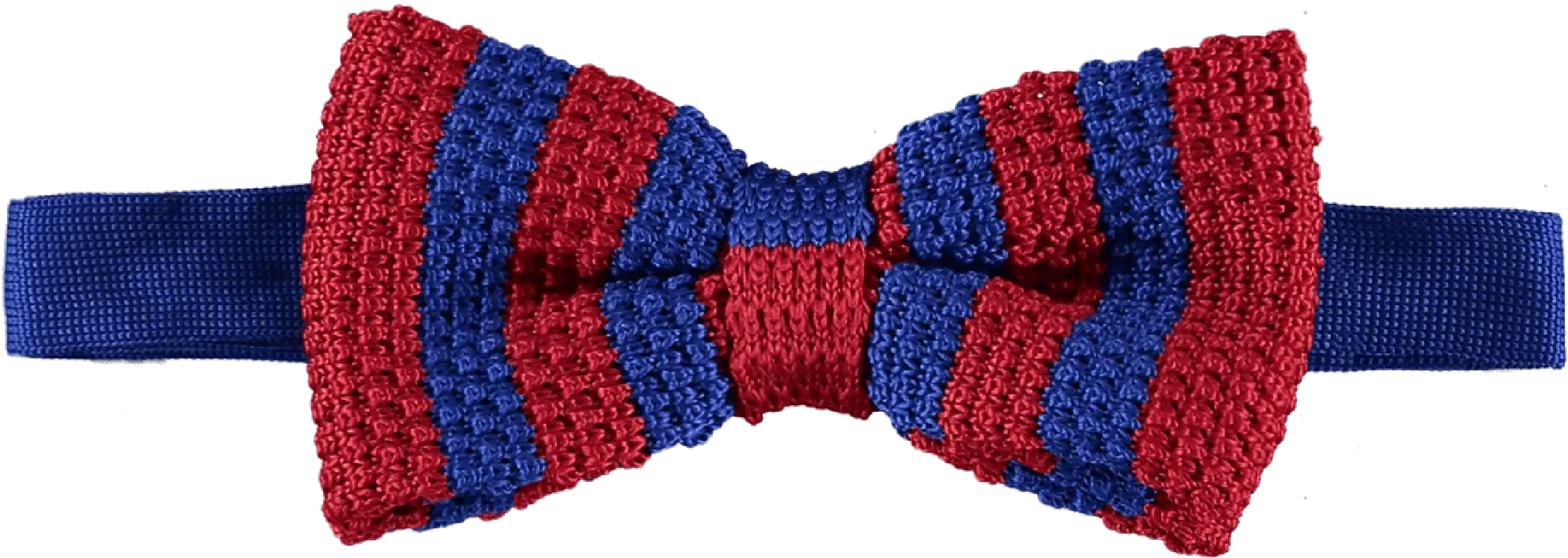 Download Hd Knitted Bow Tie Blue Red Knitted Bows Png Woolen Bows Png