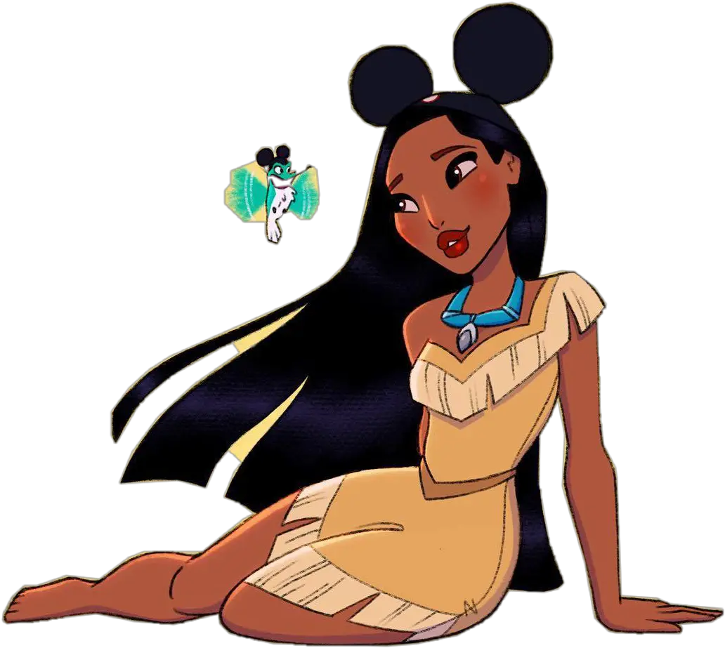 Download Hd Pocahontas Disney Cute Cartoon Drawing Cartoon Pocahontas Png Pocahontas Png