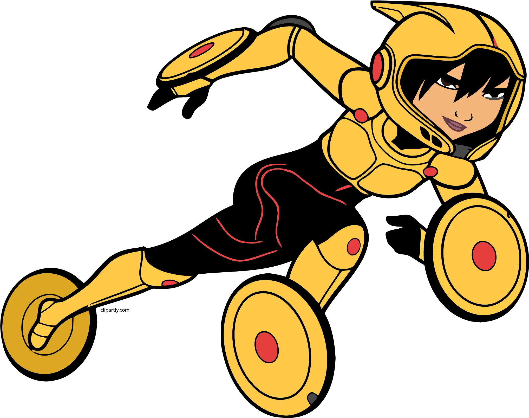 Gogo Tomago Run Png Clipart Big Hero 6 Gogo Tomago Coloring Run Png