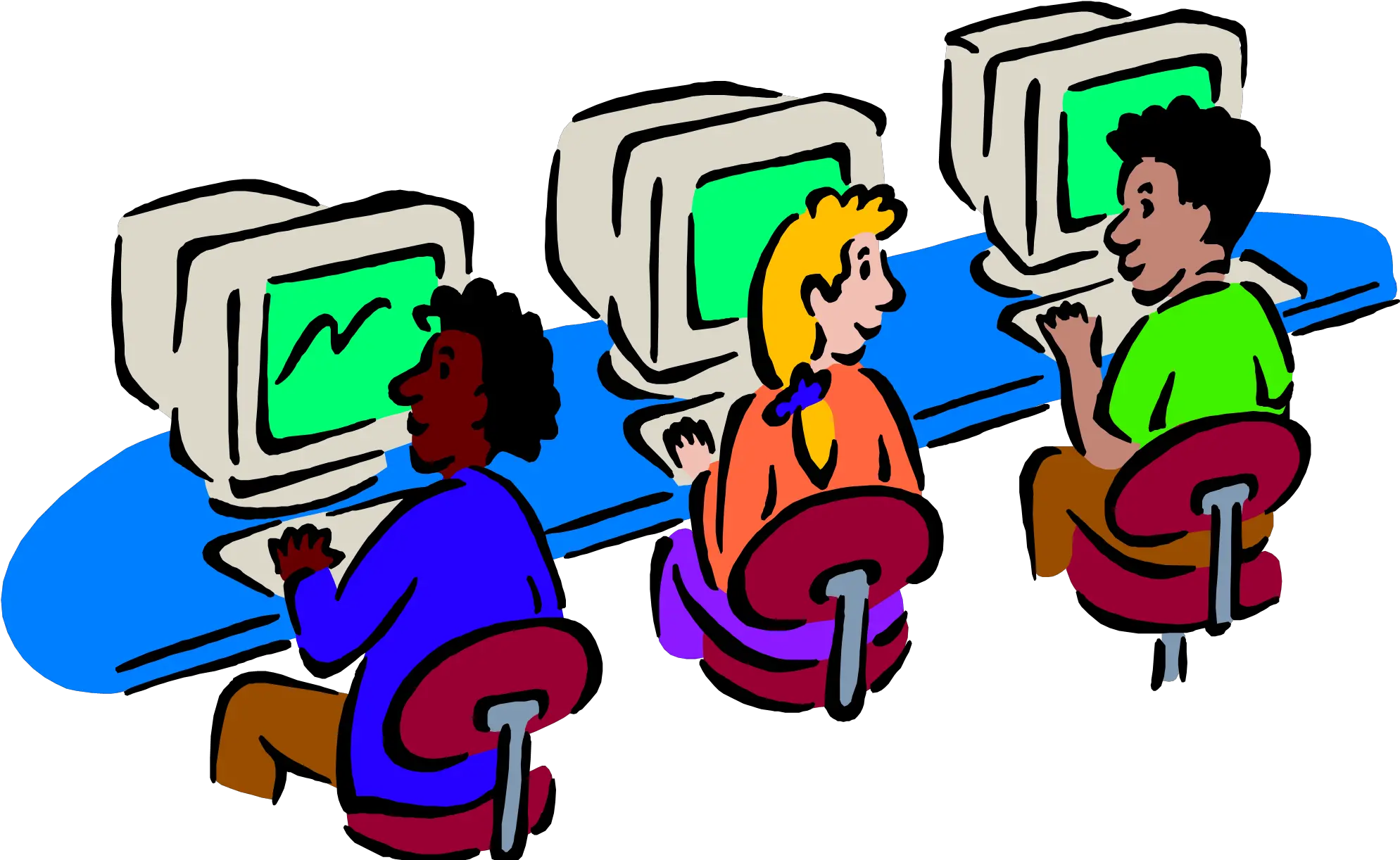 Computer Lab Clipart Png Clip Art Computer Class Computer Clipart Png png