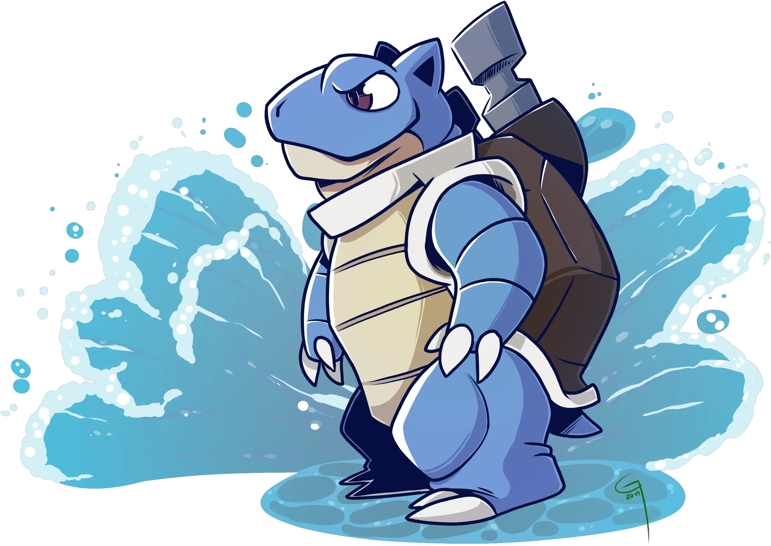 Wasnu0027t Too Happy With That Re Design I Posted A While Ago Cartoon Png Blastoise Png