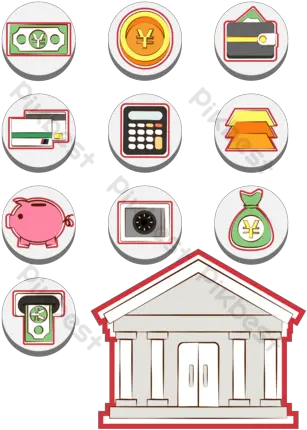 Bank Icon Vector Graphics Designs Png Images Eps Free Smart Device Bank Flat Icon