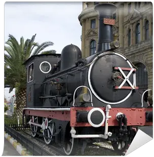 Wall Mural Vintage Steam Engine Pixersus Istanbul Haydarpaa Railway Station Png Steam Engine Icon