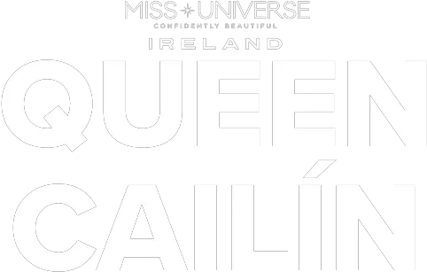 Queen Cailin Logo White 500 Vertical Png Miss Universe Logo