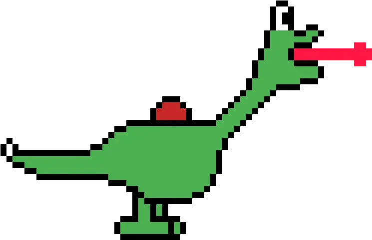 Pixilart Extremely Badly Drawn Yoshi By Anonymous Animal Figure Png Yoshi Transparent