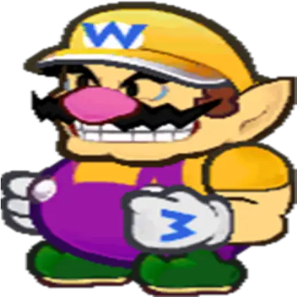 Paper Wario Roblox Cartoon Png Wario Png