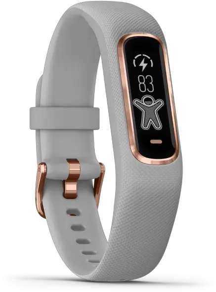 Garmin Vivosmart 4 Rose W Gold Hardware Vivosmart 4 Garmin Grey Png Garmin Icon