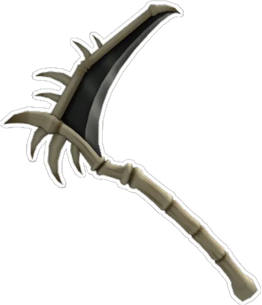 Bone Scythe Rpg Simulator Wiki Fandom Bone Scythe Roblox Png Scythe Icon