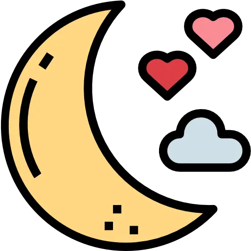 Honeymoon Free Vector Icons Designed By Smalllikeart Girly Png Moon Vector Icon