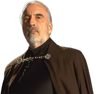 Count Tyranus Count Dooku Transparent Background Png Count Dooku Png