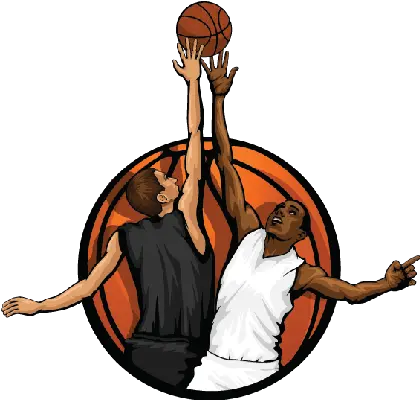 Download Hd Cartoon Basketball Clipart Library Basketball Jump Ball Png Basketball Ball Png