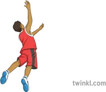 Jumping No Ball Ks3 Ks4 Illustration Basketball Player Shooting No Ball Png Basketball Ball Png