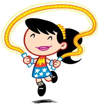 Tiny Titans Character Page Tiny Titans Wonder Girl Png Titans Icon