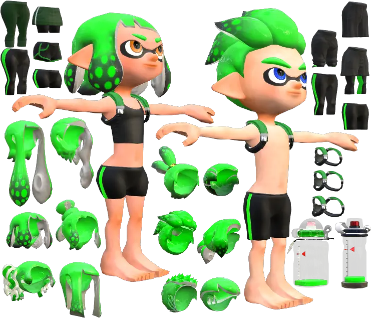 Splatoon 2 Splatoon 2 Inkling Model Png Inkling Png