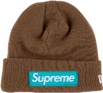 Supreme New Era Box Logo Beanie Fw17 Rust Supreme Png Supreme Box Logo Png