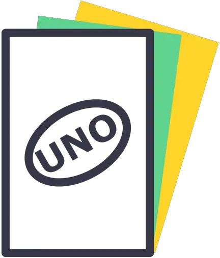 Game Icon Of Colored Outline Style Circle Png Uno Cards Png