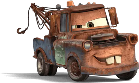 Mater Transparent Png Stickpng Cars 2 Tow Mater Cars Png