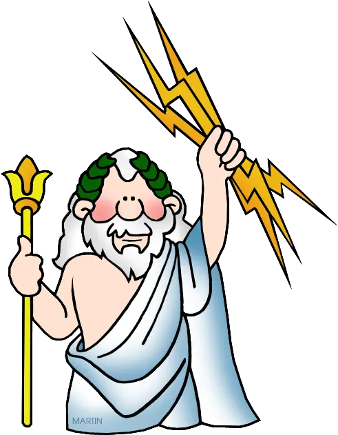 Cartoon Jupiter Roman God Transparent Transparent Ancient Greece Clipart Png God Transparent