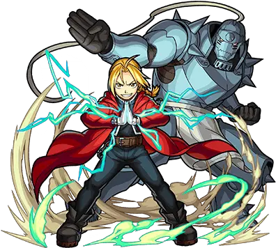 Elric Brothers Monster Strike Edward Elric Png Edward Elric Png