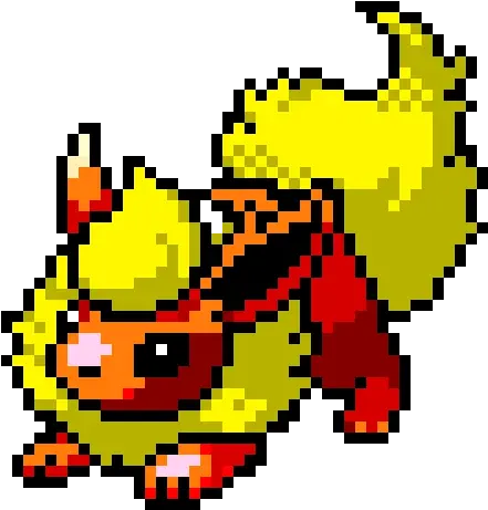 Flareon Gen 3 Flareon Sprite Png Flareon Png