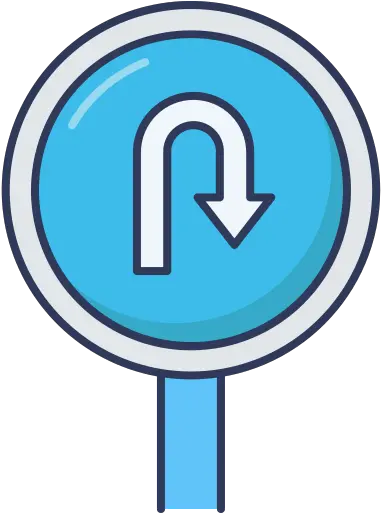 U Turn Free Arrows Icons Language Png Turn Icon