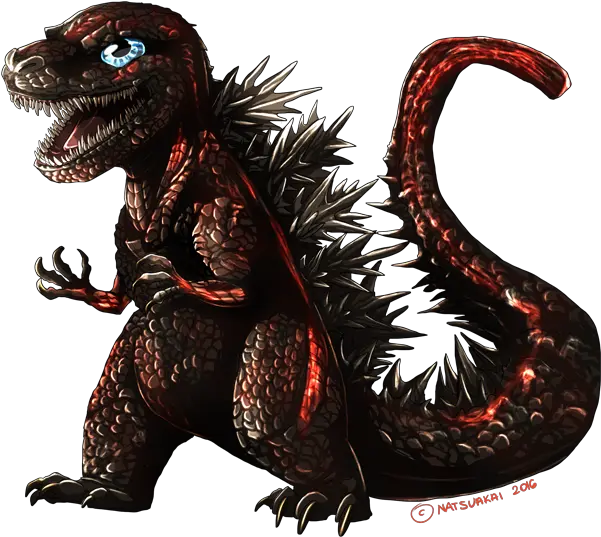 Download Image Library Stock Chibi Shin Godzilla By Shin Godzilla Drawing Cute Png Godzilla Transparent