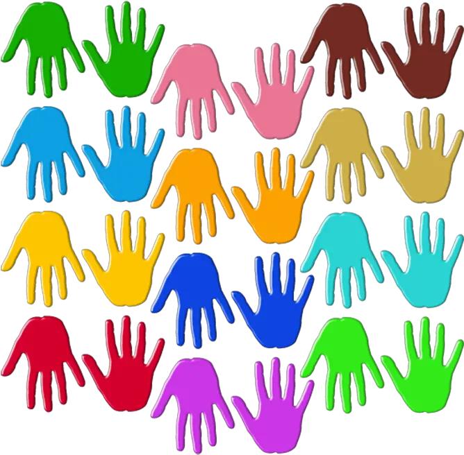 Handprint Png Colourful Hand Prints Hd Handprint Png