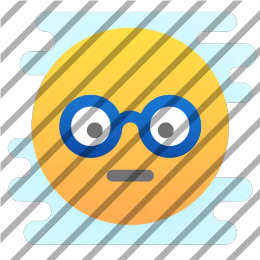 Nerd Messaging Icon Icons99 Happy Png Nerd Emoji Png