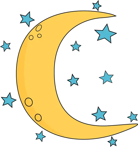Moon Starspng Moon And Stars Clipart Stars Png