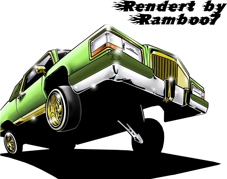 Off Lowrider Car Cartoon Png Lowrider Png