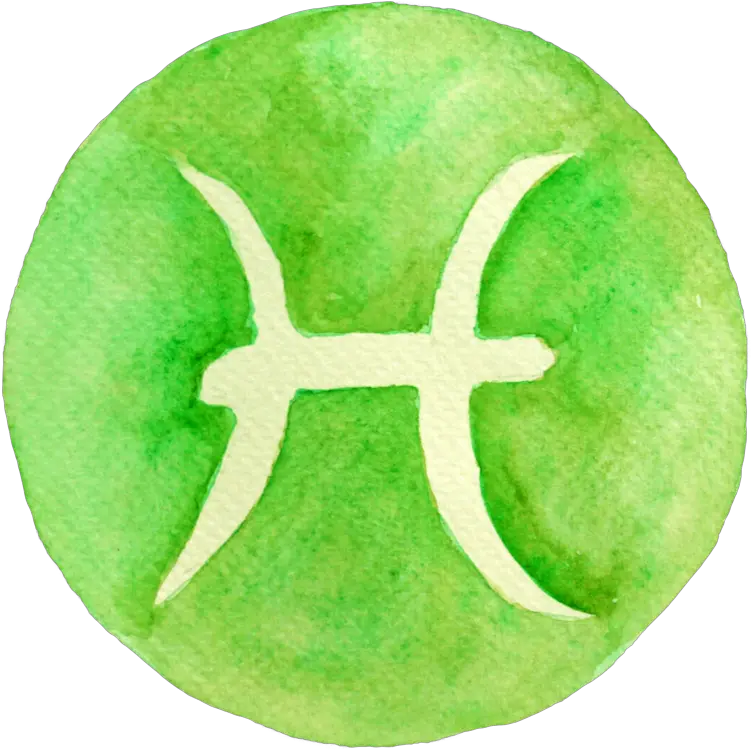 Pisces Transparent Background Pisces Symbol Green Png Pisces Png